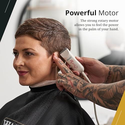 Wahl Professional Peanut Corded Trimmer - Compact, Lightweight Powerful Rotary Motor Grooming Tool, with 4 Trimming Guides and Accessories