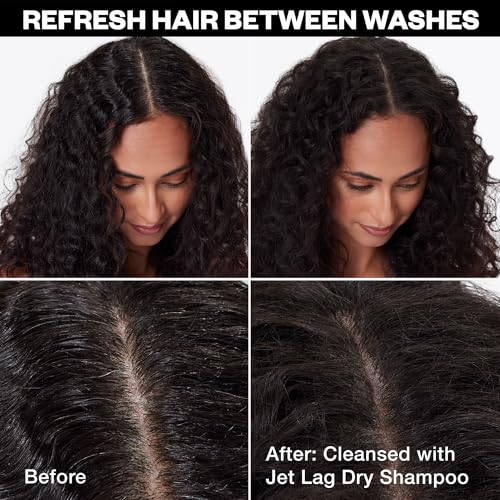 IGK JET LAG Invisible Dry Shampoo Travel | Weightless + Refresh Style | Vegan + Cruelty Free | 2 Oz