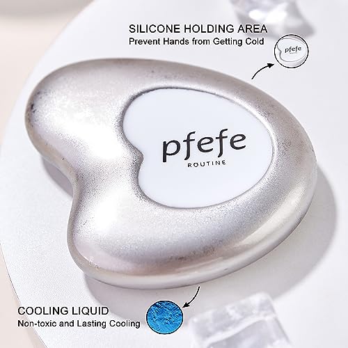 pfefe Stainless Steel Cryo Gua Sha - Gua Sha Facial Beauty Tools - Metal Skin Care Gua Sha for Body SPA Face Neck Eye