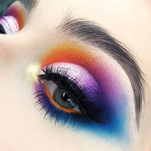 BestLand 35 Color Studio Eyeshadow Palette for Halloween Makeup, Pop Makeup Inner Artist Matte Shimmer Luminous Velvet Texture Pressed Colors Powder Creamy Eye Shadow Blendable Natural Makeup Palette