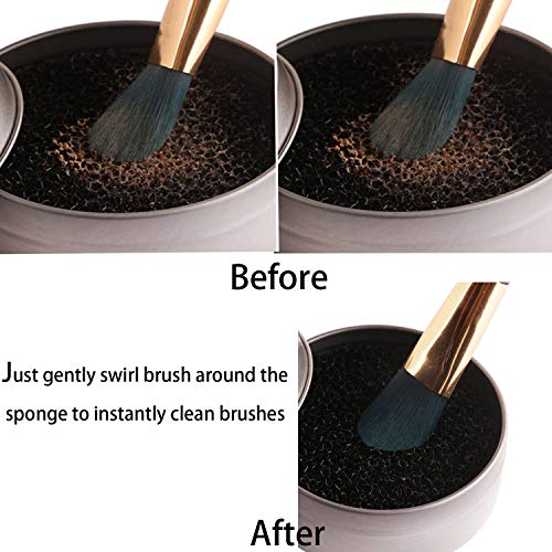 3Pcs/Set Makeup Brushes Cleaner Sponge Dry Brushes Cleaner Eye Shadow or Blush Color Removal Sponge Tool