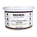 Waxness Italian Velvet Soft Wax Tin 14 oz (400 g) ? Premium Synthetic Strip Wax for Full Body and Large Areas, Professional Use ? Made in Italy