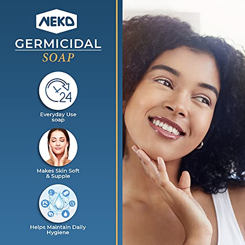 Neko Germicidal Soap - 2.82 oz / 80g - Family Bar Soap, Old Traditional Recipe, (Pack of 2)
