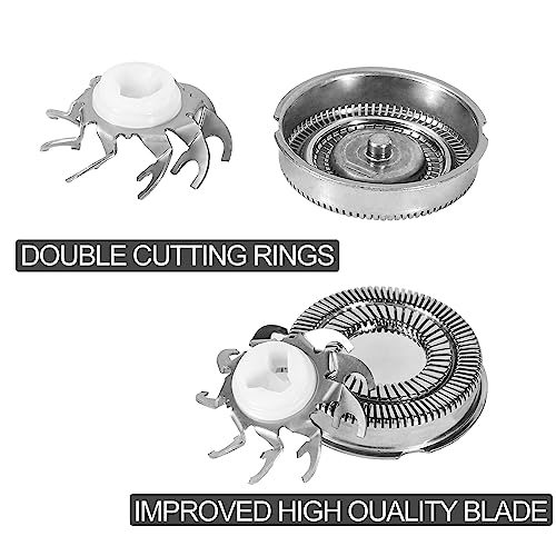 Shaver Replacement Blades compatible with Skull Shaver Pitbull Gold Pro Shaver £¬Men's Electric Shaver Replacement Heads,Replacement Heads for Electric Shavers£¬8Count