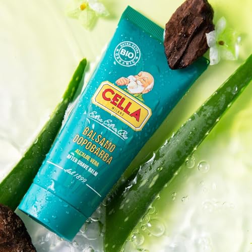 Cella Milano Aftershave Balm ? Soothing & Hydrating Post-shave Formula for All Skin Types, Enriched with Aloe Vera, 100?ml ? Irrestistible Pink Pepper & Precious Woods Scent, Made in Italy