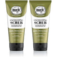 SoftSheen-Carson Magic Men's Grooming Facial Exfoliating Scrub, Softens, Smooths and Clarify, With Cocoa Butter and Cedarwood Oil for Beard, Skin and Scalp, 6.7 fluid ounces (Pack of 2)