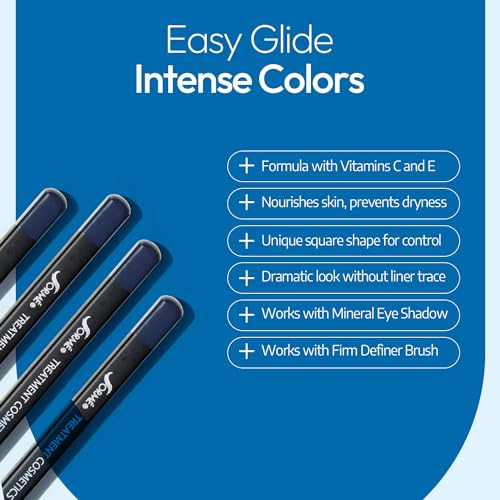 Sorme' Treatment Cosmetics Smear-Proof Eyeliner, Navy Blue