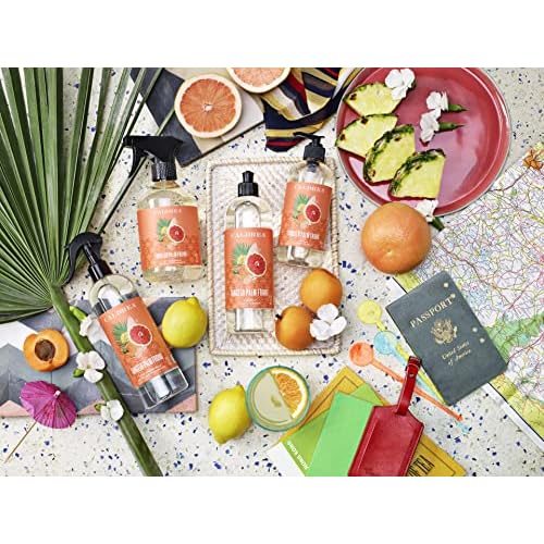 Caldrea Hand Soap Refill, Aloe Vera Gel, Olive Oil And Essential Oils To Cleanse And Condition, Tangelo Palm Frond Scent, 32 Oz