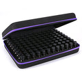 Hipiwe 108 Essential Oils Carrying Case Holds 5ml, 10ml, 15ml Bottles Hard Shell Exterior EVA Essential Oils Storage Organzier Bag with Foam Insert and Carrying Handle