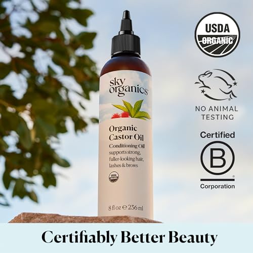 Sky Organics Castor Oil16 fl oz & 8 fl oz