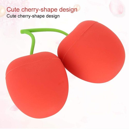Lip Pump Device Silicone,Portable Hot Cherry-Shaped Lip Plumping Enhancer Lip Enhancement Plumper Quick Device Beauty Tool