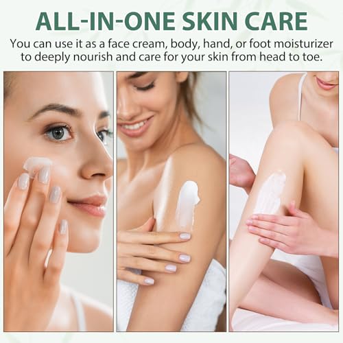 Beef Tallow for Skin, Tallow and Honey Balm (4.2 Oz), Tallow Face Moisturizer, Organic Grass Fed Whipped Beef Tallow with Honey Beeswax, Deeply Moisturizing for Face & Body, Unscented Fast Absorption
