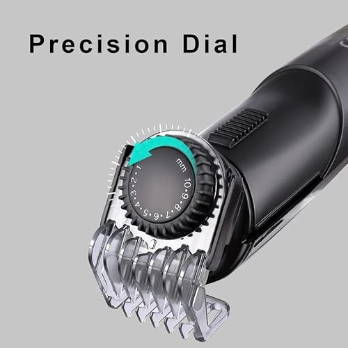 Hatteker Mens Beard Trimmer Grooming kit Hair Trimmer Mustache Trimmer Body Groomer for Nose Ear Facial Hair Cordless Waterproof 5 in 1