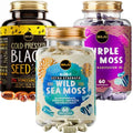 Maju Superfoods Super Sea Moss & Black Seed Oil Bundle