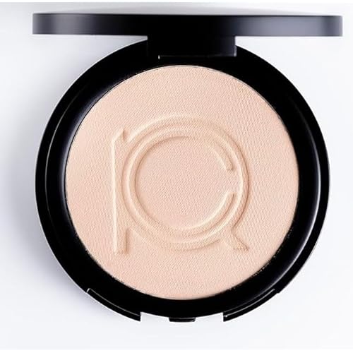 ioly's Beauty pressed powder foundation Compact with powder puff 0.49 OZ Makup fit me powder foundation Makeup full coverage foundation texture powder for men and woman