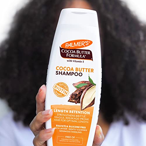 Palmer's, Cocoa Butter Formula Biotin Length Retention Shampoo, 13.5 Fl Oz (Pack of 2)