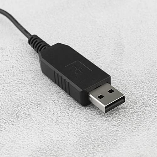 The Lord of the Tools 2PCS USB Shaver Charger Cable Compatible with Wahl Colour Pro 9649 Cordless Clippers Replacement 3.5V USB Power Cord Black 1.8m