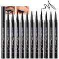 Liquid Eyeliner Set£¬12 Pack Matte Black Eye Liner Pen£¬Eye Ink Liner with Ultra-Fine Tip Makeup£¬Quick-Dry Eyeliner Pack£¬Glides on Smoothly£¬Smudge-Proof£¬Easy to Apply£¬Vegan Formula
