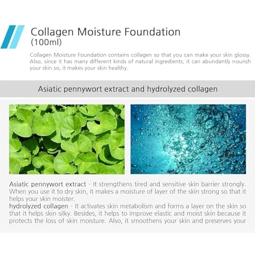 Enough Collagen, Moisture Foundation, SPF 15, 21, 3.38 fl oz (100 ml)