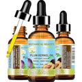 Botanical Beauty French PLUM KERNEL OIL 100% Pure Natural Virgin Unrefined Cold Pressed Carrier Oil 0.5 oz- 15 ml for Face, Skin, Hair, Lips, Nails. Skin SuperFood. Face moisturizer Oil
