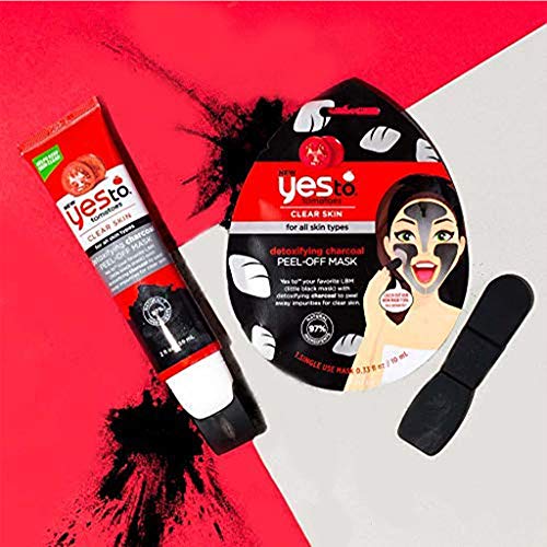 Yes To Tomatoes Detoxifying Charcoal Peel Off Face Mask, 2 Fl.Oz