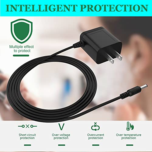 8V Shaver Charger Replacement Compatible with Philips HQ840 Norelco Multigroom Series 3000 MG3750 MG3750/50 MG3750/10 MG3750/60 MG3760 MG3760/50 Power Supply Cord Charger