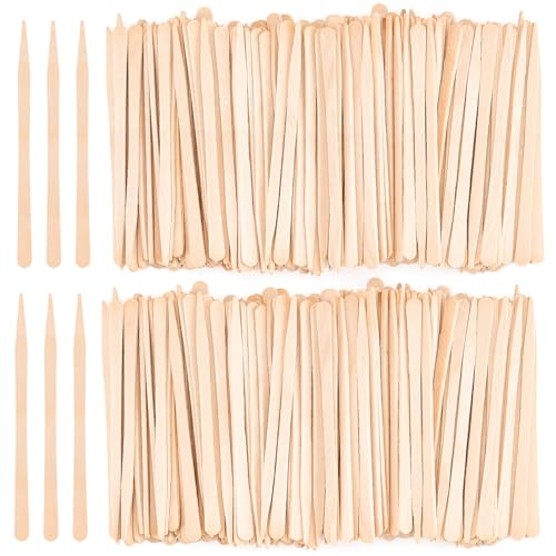 1200-Pcs Eyebrow Wax Sticks for Hair Removal, Small Wooden Waxing Sticks, Wax Spatulas Sticks, Precision Brow Wax Sticks, Applicator Sticks for Facial Waxing