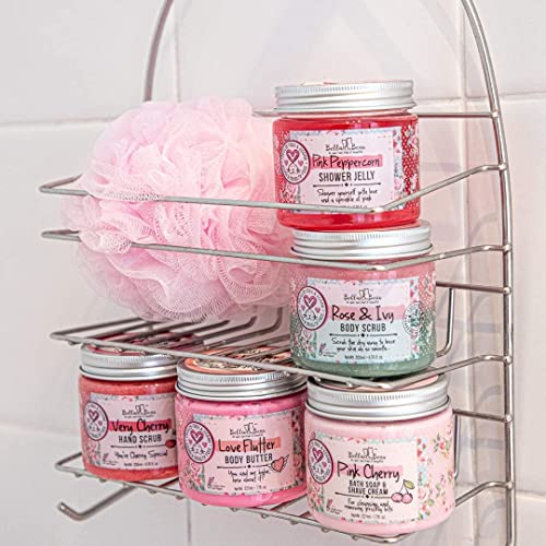 Love Flutter Body Scrub, Whipped Bath Soap & Shave Cream and Body Butter Bundle
