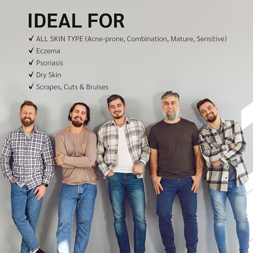 Men's Beef Tallow for Skin Care:100% Grass-Fed Beef Tallow Face Moisturizer For Men - Tallow and Honey Balm With Olive Oil Manuka Honey For Sensitive Dry Skin Repair 1.7 oz