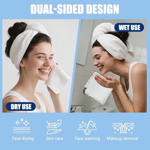 Disposable Face Towels 10"¡¿12" Makeup Remover and Clean Soft and Thick Dry Wipes Facial Tissue XL Towelettes 100 Count