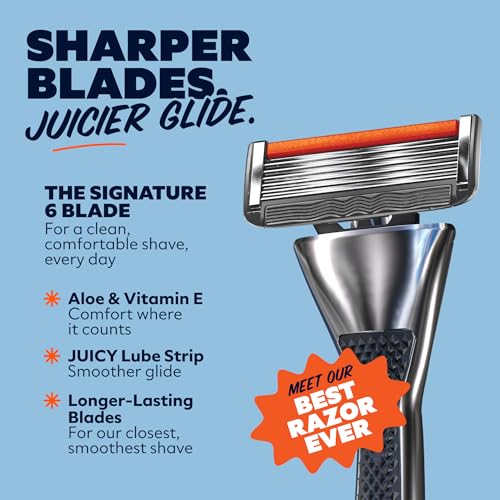 Dollar Shave Club | Heavy Metal Handle Shave Set with Razor Cover | 2 Extra Close Refill Cartridges, 1 Heavy Metal Handle, 1 Razor Cover, Razors for Men