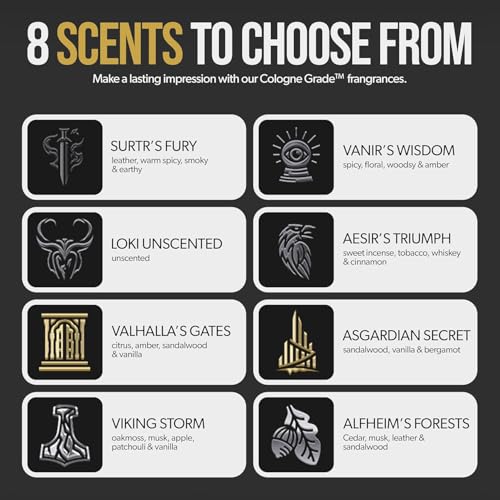The Beard Struggle Tonic + Elixir Beard Oil Bundle - Gold Collection - Grooming Beard Oil - Softens, Moisturizers, and Strengthens Beard Growth - Pack of 2, Valhalla's Gates