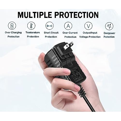 Replacement 4V Charger for Wahl Magic Clip Senior Sterling-4 Designer 100th Aniversary Metal Edition Cordless Clipper, Professional Charger Cord for Wahl 8164 Finale Shaver Trimmer