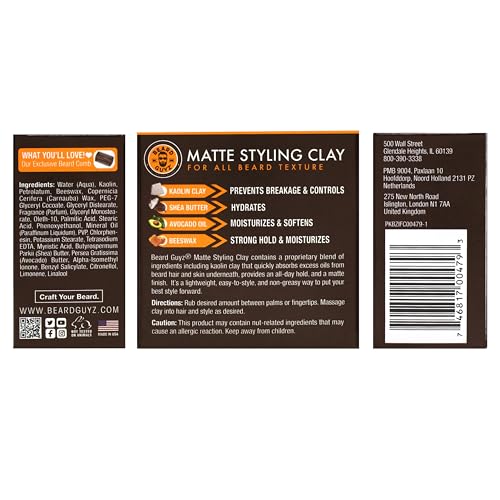 Beard Guyz Matte Styling Clay (Pack of 2)