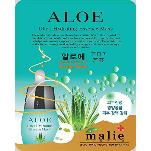 30 pcs Ultra Hydrating Essence Mask, Korean Facial Mask Sheets (3 x 10 Types), Moisturizing Skincare, Dermal Care
