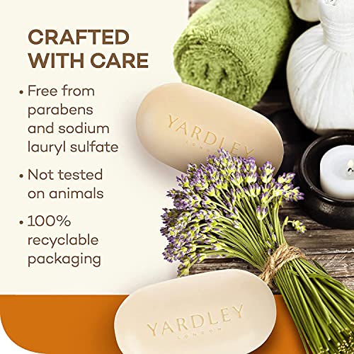 Yardley Shea Buttermilk Bath Bar 4oz 3 Pack