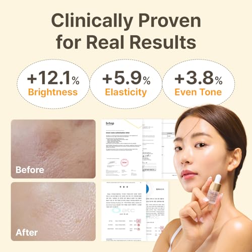 Vita-Shot Vitamin C Ampoule ? Vitamin C Face Serum with Ectoine & Glyceryl Glucoside, Korean Skincare Ampoule for Daily Use