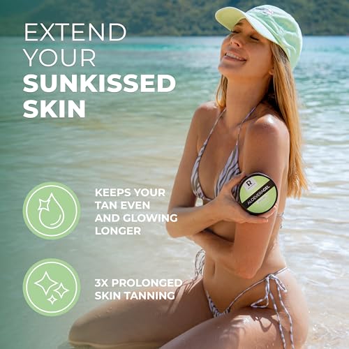 BYROKKO Aloe Vera Gel (215 ml), Fast-Absorbing After-Tanning Cooling Gel, Hydrating Aftersun Skincare
