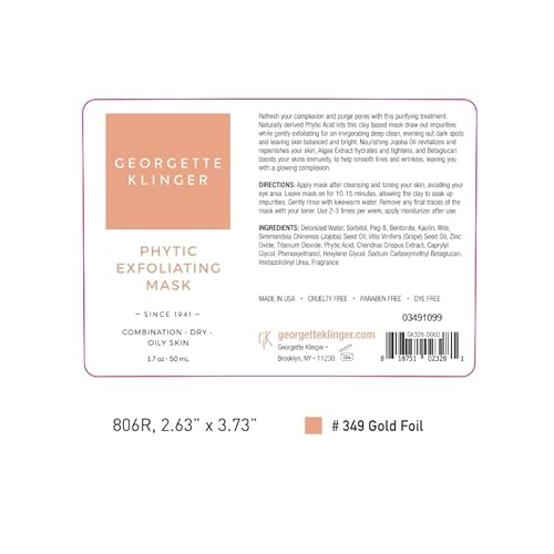 Georgette Klinger Phytic Exfoliating Cream Face Mask - 1.7 oz
