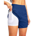 G Gradual Women's 5" High Waisted Swim Board Shorts Quick Dry UPF 50+ Swimming Beach Shorts for Women with Liner Pockets