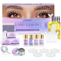 Lash Lift Kit - Eyelash Perm Kit - Eyebrow Lamination Kit, 2 in 1 Professional Eyelash Curling Lash Extension & Eyebrow Lift Kit, Eyelash Lift Kit Easy to Use for Salon & DIY Home Use, Lasts 6-8 Weeks