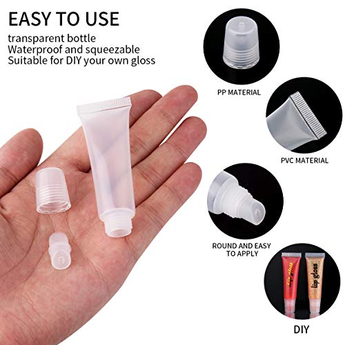 110Pcs 10ml Empty Tubes Lip empty lip gloss containers for Lip Gloss Balm Cosmetic