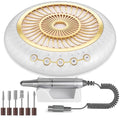 2 in 1 Nail Dust Collector Quiet , 5000RPM Vacuum Fan Extractor with Reusable Filter & 30000RPM Electric Nail Drill File Professional with 6 Bits - Home/Salon Use, Pros Tech & Beginners