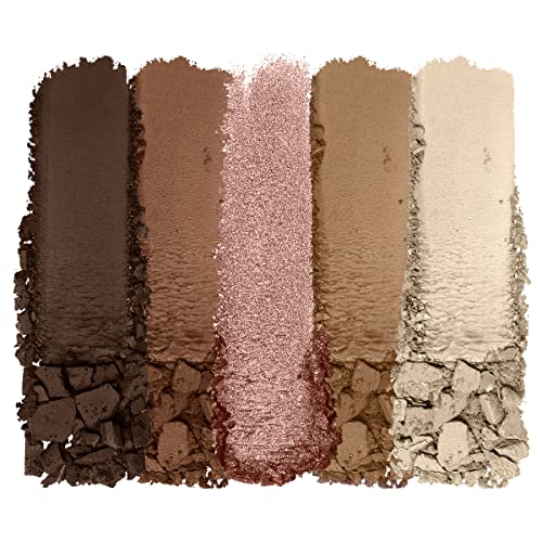 wet n wild Color Icon Eyeshadow Makeup 5 Pan Palette, Matte, Shimmer, Metallic, Long Wearing, Rich Buttery Pigment, Cruelty Free - Walking On Eggshells (Pack of 2)