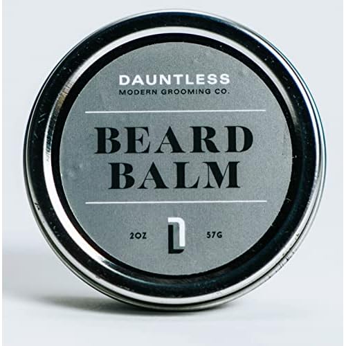 BEARD BALM | Conditions, Softens and Promotes Beard Hair Growth | Made with Lanolin and Shea Butter | Fearless Fragrance | 2 oz