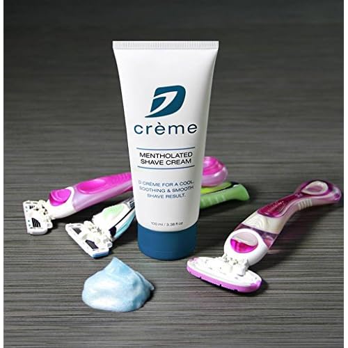 DORCO D Cr?me Mentholated Shaving Cream - for a Smooth and Soothing Shave (2 Pack)