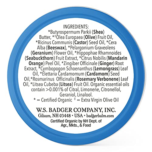 Badger Cuticle Cream, Deep Hydration for Dry, Cracked Cuticles & Hangnails, 100% Organic Cuticle Balm with Rich Shea Butter for Strong, Healthy Nails, Non-Greasy Cuticle Oil, .75oz Tin, 3-Pack