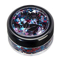 Mystic Bio Biodegradable Eco Chunky Glitter by Moon Glitter - 100% Cosmetic Bio Glitter for Face, Body, Nails, Hair and Lips - 3g - Enchanted