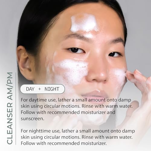 COSMEDIX Clarify Salicylic Acid Foaming Face Wash ? Gentle Exfoliating Cleanser for Sensitive & Blemish-Prone Skin ? Aloe Vera Formula for Glowing, Balanced Skin ? 145 ml / 5 fl oz