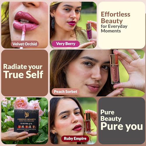 Lip Trio ? Mauve Matte Lipstick + Gloss & Lip Oil | Smudge-Resistant Lipstick + Hydrating Lip Care with Jojoba & Vit-E | Non-Toxic, Vegan Gift Set for Soft Glam (Velvet Orchid)